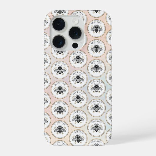 蜜蜂 iPhoneケース (裏面)