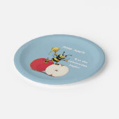 蜜蜂Apple Rosh HaShana ペーパープレート (アングル)