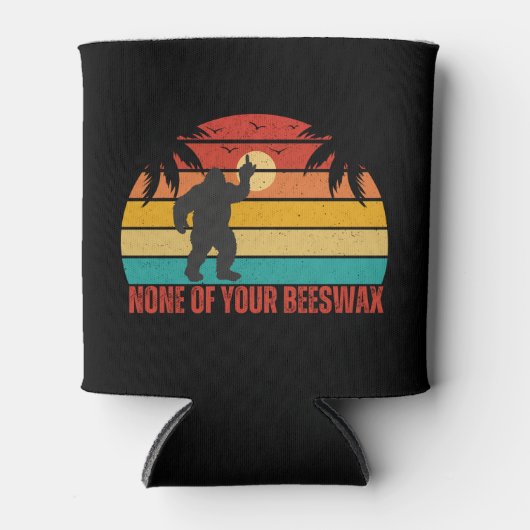 蜜蝋の大足中指は一つもない 缶クーラー (正面)