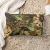 蝉のランタンの虫の昆虫の枕ヴィンテージの野生の芸術 ランバークッション (ブランケット)