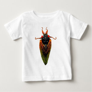 蝉 ベビーTシャツ