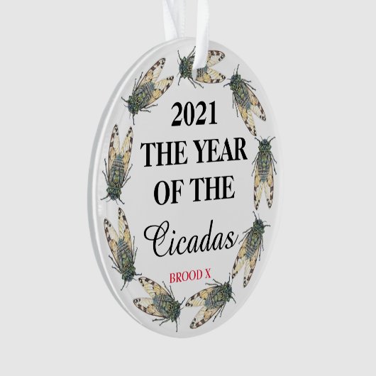 蝉・雛の年 オーナメント (正面)
