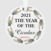 蝉・雛の年 オーナメント (裏面)