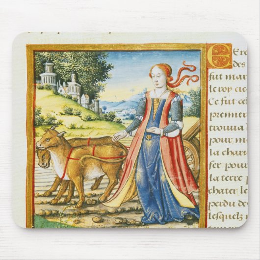 蝋布で包みます マウスパッド (正面)