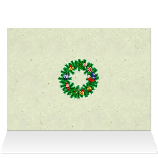 蝋燭と聖降誕祭の願い (内部横(上))