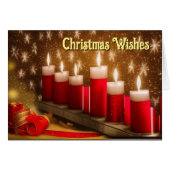 蝋燭と聖降誕祭の願い (正面横)