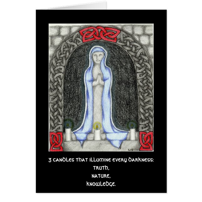 蝋燭のトライアドカード (正面)