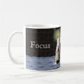 蝋燭の仕事のQuantumのかわいこちゃんの焦点は作成します コーヒーマグカップ (左)