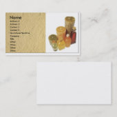 蝋燭の名刺 名刺 (正面/裏面)