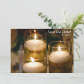 蝋燭の招待状の披露宴 セーブザデート (スタンド正面)