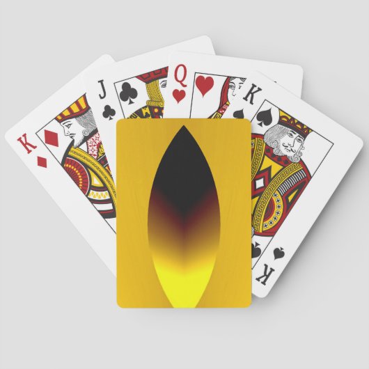 蝋燭の薄い色のトランプ トランプ (裏面)