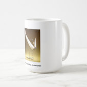 "蝋燭を"両端に燃やして襲って下さい コーヒーマグカップ (正面右)