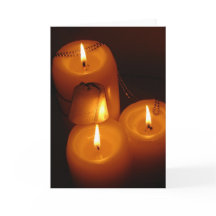 蝋燭カードが付いているドッグタッグ