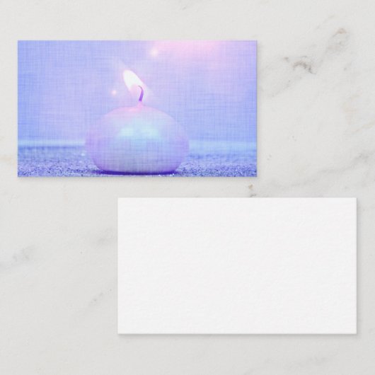 蝋燭ライト 名刺 (正面/裏面)