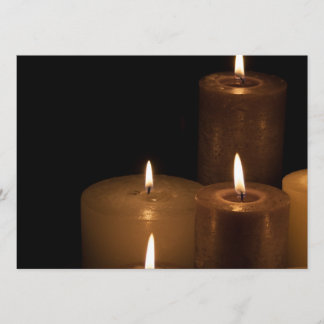 蝋燭ライト 招待状