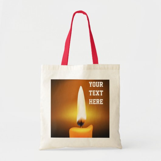 蝋燭炎のトートバック トートバッグ (正面)