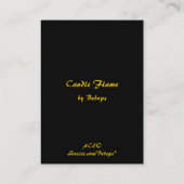 蝋燭炎ATC 名刺 (裏面)