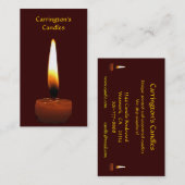 蝋燭 名刺 (正面/裏面)