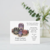 蝋燭、金ゴールド渓谷、蝋燭家体、新しいSc… シーズンポストカード (スタンド正面)