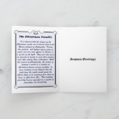 蝋燭(青い) シーズンカード (内部)