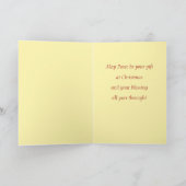 蝋燭「Nのヒイラギ シーズンカード (内部)