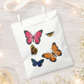 蝶々かわいい フェイバーバッグ (クリップ留めされた状態)