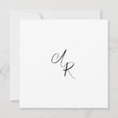 蝶々が恋人同士でシャワーを浴びよう 招待状 (裏面)