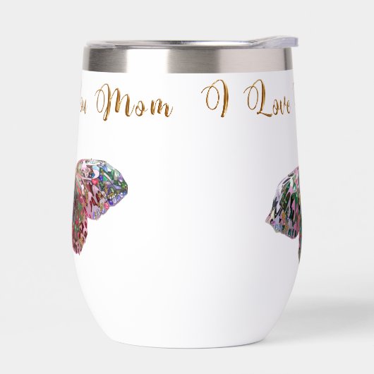 蝶々が母のために上昇 (左面)