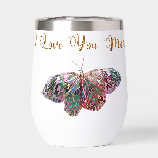 蝶々が母のために上昇 (背面)