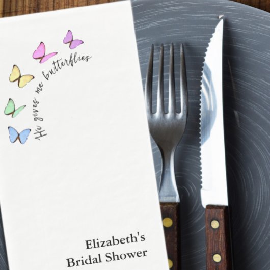 蝶々が私をときめかせる ブライダルシャワー