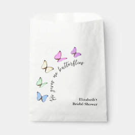 蝶々が私をときめかせる ブライダルシャワー フェイバーバッグ