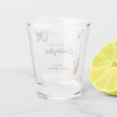 蝶々が私をドキドキさせる ブライダルシャワー ショットグラス (裏面)