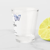 蝶々が私をドキドキさせる ブライダルシャワー ショットグラス (右)