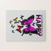 蝶々が私を幸せにする ジグソーパズル (横)