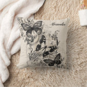 蝶々が花開く|過去記事 クッション (ブランケット)