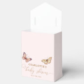 蝶々が赤ちゃんシャワーを浴びる途中にある フェイバーボックス (オープン)