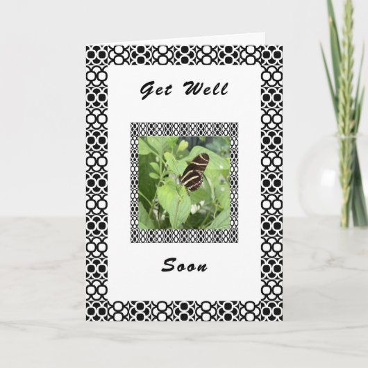 蝶々さん、私たち全員からビジネスが順調に進む カード (正面)