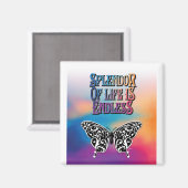 蝶々との人生の輝き マグネット (正面/裏面)