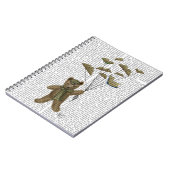 蝶々とクマ ノートブック (左側)