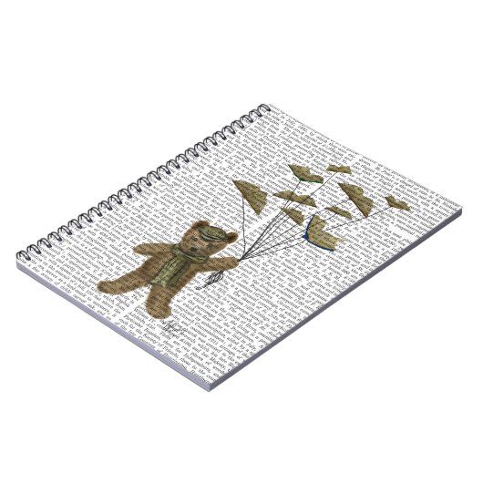 蝶々とクマ ノートブック (左側)