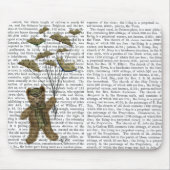 蝶々とクマ マウスパッド (正面)