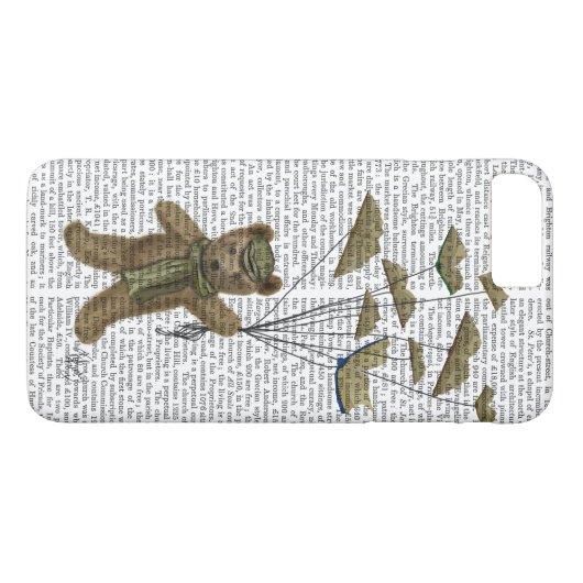 蝶々とクマ Case-Mate iPhoneケース (裏面(横))