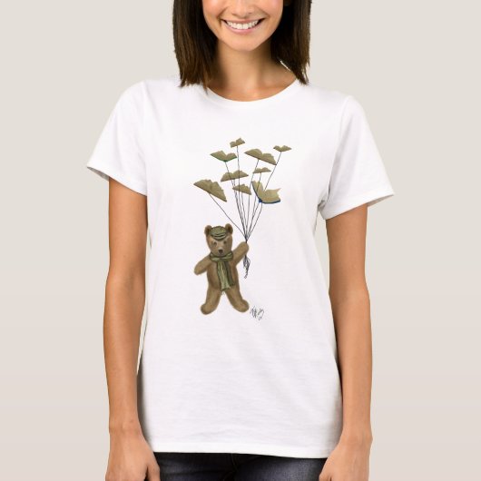 蝶々とクマ Tシャツ (正面)