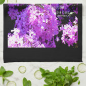 蝶々とフロックス、エクレシアテス3:11 キッチンタオル (折り畳み)