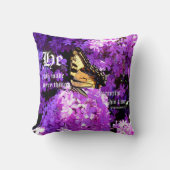 蝶々とフロックス、エクレシアテス3:11 クッション (正面)