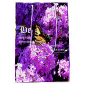 蝶々とフロックス、エクレシアテス3:11 ミディアムペーパーバッグ (裏面)