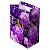 蝶々とフロックス、エクレシアテス3:11 ミディアムペーパーバッグ (裏面アングル)