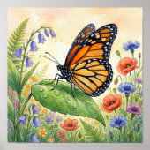 蝶々と小さな昆虫の保育園 ポスター (正面)