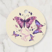 蝶々と庭のバースデーパ感謝していーティ フェイバータグ (裏面)