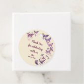 蝶々と庭のバースデーパ感謝していーティ フェイバータグ (インサイチュ)